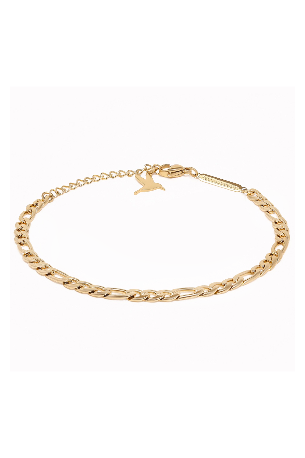 Italian chain bracelet - Matte Gold