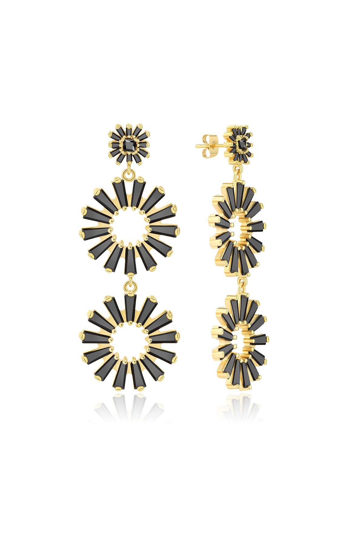 Tabitha Swarovski earrings, Black