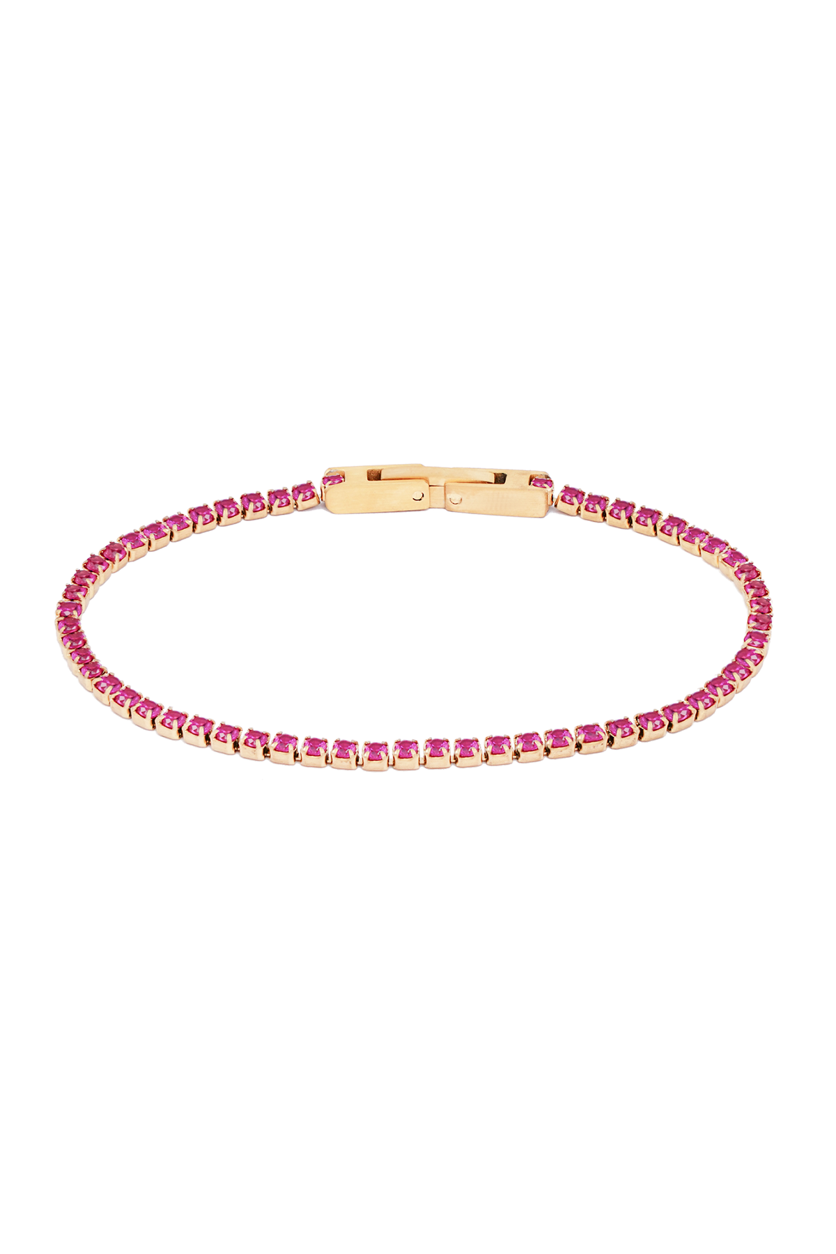 Tennis bracelet, Hot pink
