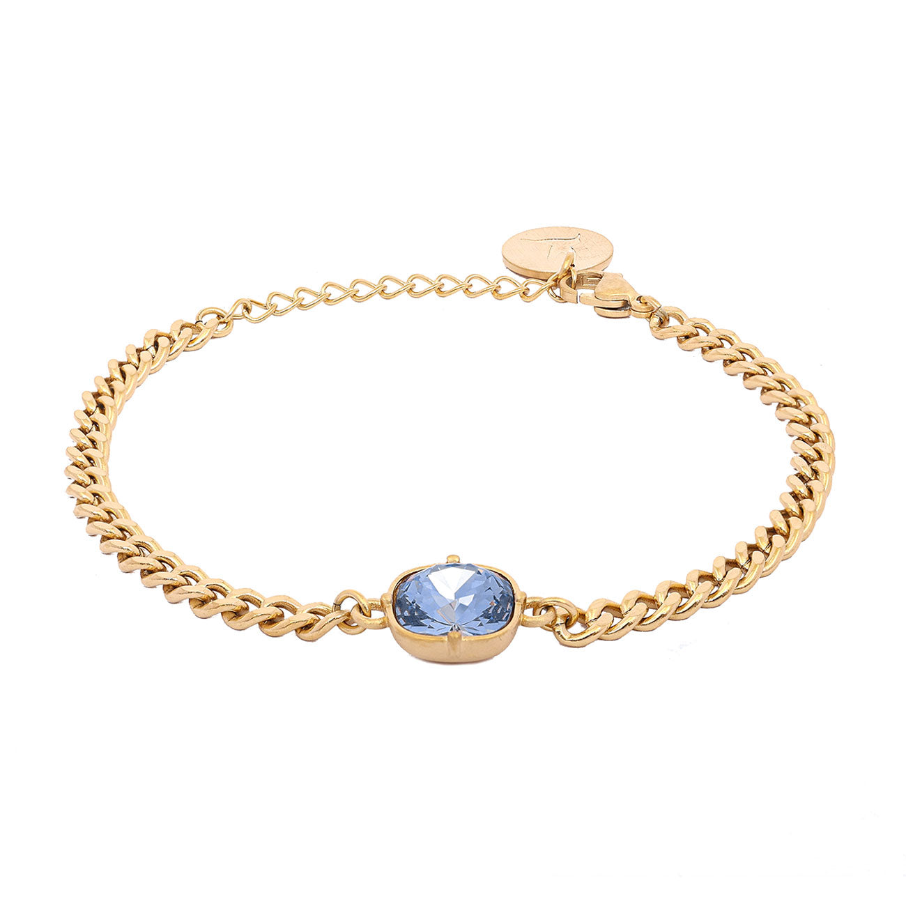 Carla Swarovski bracelet, Denim blue