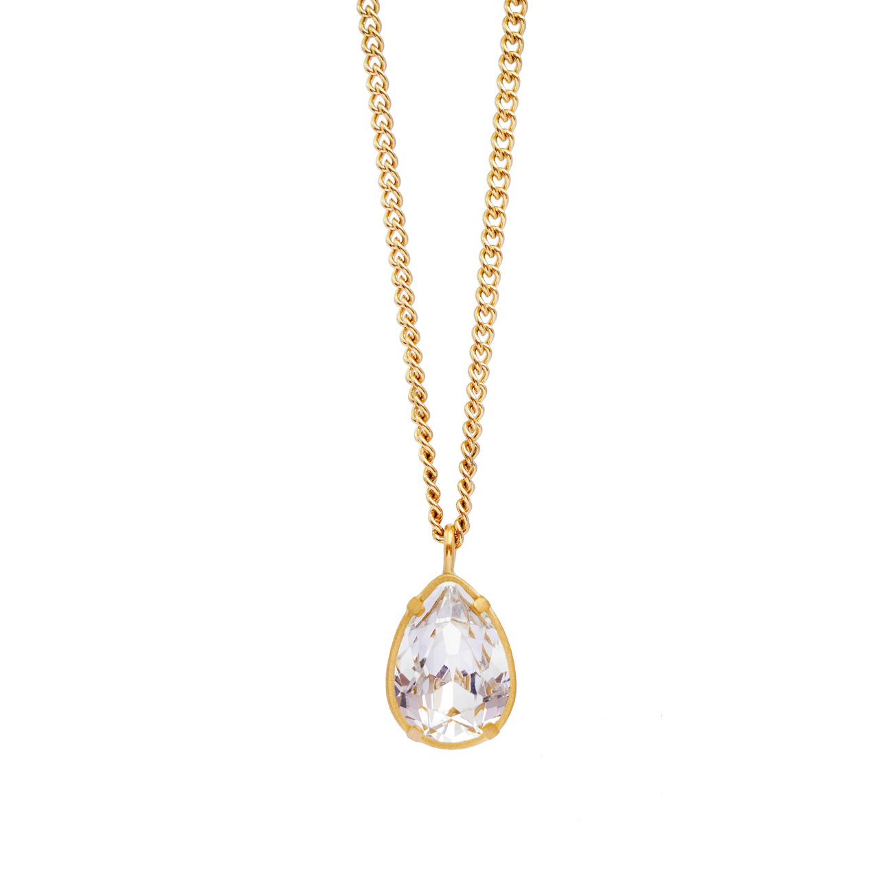 Billie Crystal necklace - Clear