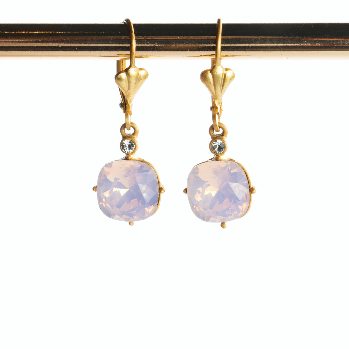 Alice small earrings - Powder pink